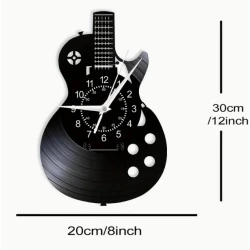 LP clock Guitar Gibson Les Paul / vinyl wall clock with LED lighting