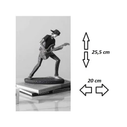 Figurine originale décoration sculpture 'GUITARISTE' HOME DECO ART avec certificat