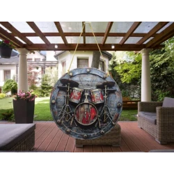 Metal Wall Sign drum kit (Metal Wall Art) classic