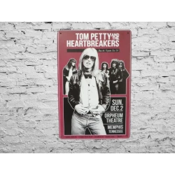 Metalen wandbord Tom Petty...