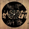 Horloge LP/horloge murale vinyle KISS signed