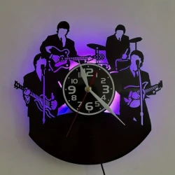 LP-Uhr LED / Vinyl-Wanduhr BEATLES