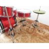 Kit de batterie EXCLUSIF Slingerland RED Glitter Noramaal 50 joar - Modèle très détaillé -Modèle LUXE -