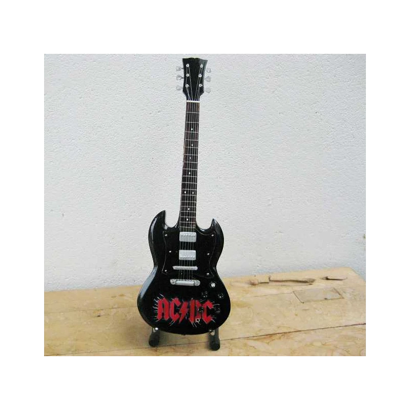 Guitare miniature Gibson SG - ACDC - HOMMAGE