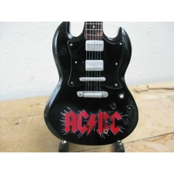 Guitare miniature Gibson SG - ACDC - HOMMAGE