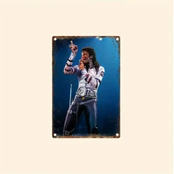 Wandschild Michael Jackson...