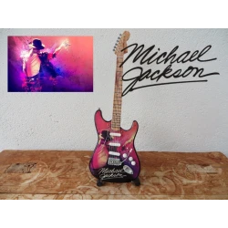 Gitaar Fender Stratocaster Michael Jackson Tribute to "The best pop artist"