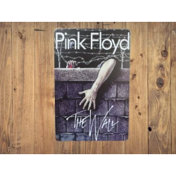 Wandbord PINK FLOYD "THE WALL" Vintage Retro - Mancave - Wand Decoratie - Reclame Bord - Metalen bord