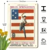 Wandbord Bruce Springsteen "The Boss"  - Vintage Retro - Mancave - Wand Decoratie - Reclame Bord - Metalen bord