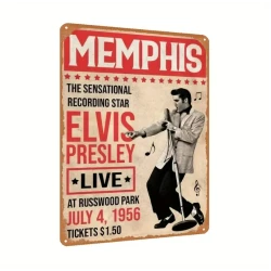 Wall sign  ELVIS PRESLEY...