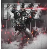 Rock-Actionfiguren KISS (Gene, Paul, Ace und Peter) + Instrumente