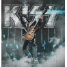 Rock-Actionfiguren KISS (Gene, Paul, Ace und Peter) + Instrumente