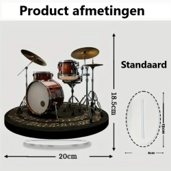 Fibre de verre/acrylique Jazzstar 2D batterie
