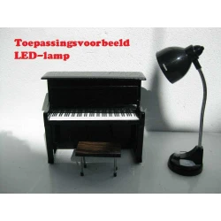 Piano stage wit (toetsenklep kan open en dicht)