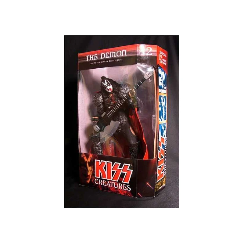 Rock action figure Gene Simmons Creatures of the night  (KISS) met gitaar 2002 McFarlane