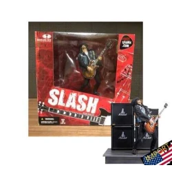 Rock Actie figuur SLASH (Guns 'n Roses) met gitaar en versterker en 3 boxen Marshall