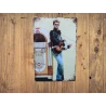 Wandbord GEORGE MICHAEL - Vintage Retro - Mancave - Wand Decoratie - Reclame Bord - Metalen bord