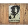 Wandbord  BOB MARLEY  'Up Rising 1980' - Vintage Retro - Mancave - Wand Decoratie - Reclame Bord - Metalen bord