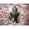 Wandbord  KISS  "Gene Simmons the demon"  - Vintage Retro - Mancave - Wand Decoratie - Reclame Bord - Metalen bord