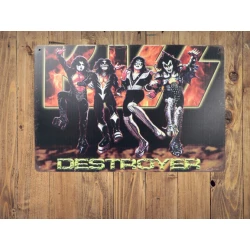 Wall sign KISS 'Destroyer'...