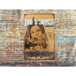 Wall sign JANIS JOPLIN...