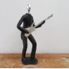 Figurine originale décoration sculpture abstraite 'GUITARISTE' HOME DECO ART