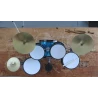 Drum kit from Nirvana NEW logo - standard model blue