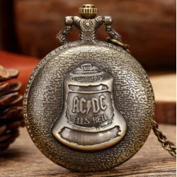 ACDC "Hells Bells" bronze pocket watch (Quartz movement).