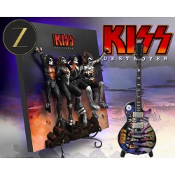 Miniature Guitar Gibson Les Paul "Destroyer"  - KISS -