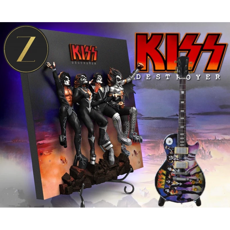 Miniaturgitarre Gibson Les Paul "Destroyer"  - KISS -