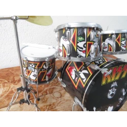 Drum kit by KISS - FACES of the Army - UNIQUE - VERY RARE!