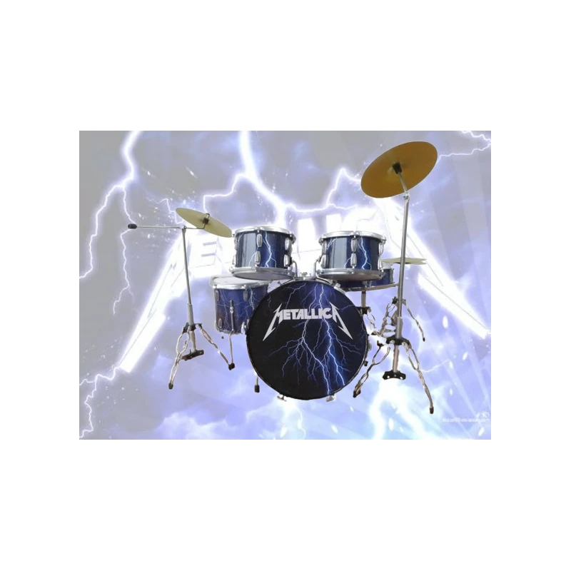 Drum kit Metallica Blue Thunder - LUXE model -