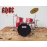 EXCLUSIVE drum kit Tama RED Glitter ACDC Very detailed model -LUXURY model -