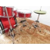 EXCLUSIEF drumstel Tama RED Glitter ACDC  Zeer gedetailleerd model -LUXE model -