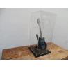 Plexiglass bell jar / display case for miniature guitar, among others