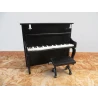 Piano Stage Nostalgique (Café piano) MAT noir avec bougies !