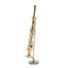 Metal Soprano Saxophone Soprano Saxophone Sax with stand and case