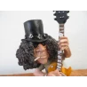 Original Rock band ART Statue figurine GUITARIST SLASH (Guns & Roses) GNR