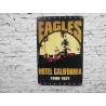 Wandschild EAGLES "Hotel California Tour 1977"  – Vintage Retro – Mancave – Wanddekoration – Werbeschild