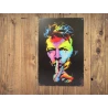 Wandschild DAVID BOWIE (art) - Vintage Retro - Mancave - Wanddekoration - Werbeschild -