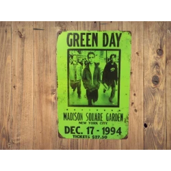 Wandschild GREENDAY - Vintage Retro - Mancave - Wanddekoration - Werbeschild - Metallschild