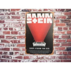 METAL WALL SIGN RAMMSTEIN -...